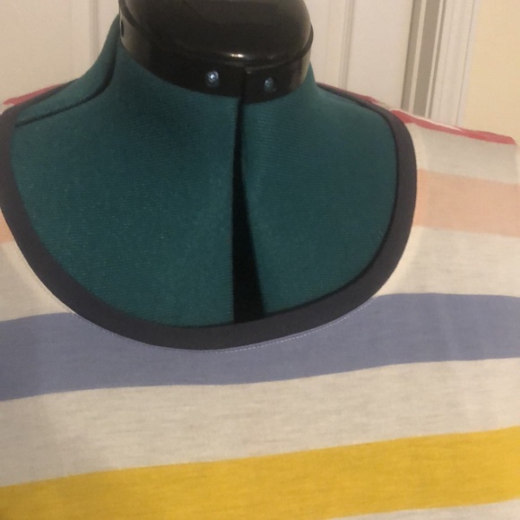 Torrid Multicolored Striped Short Sleeve T-Shirt Size 4 - Picture 5 of 9